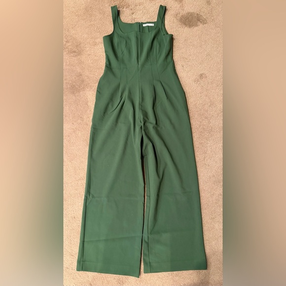 Abercrombie & Fitch Pants - Abercrombie & Fitch Dark Green Wide-Leg Jumpsuit Size Medium BRAND NEW WITH TAGS
